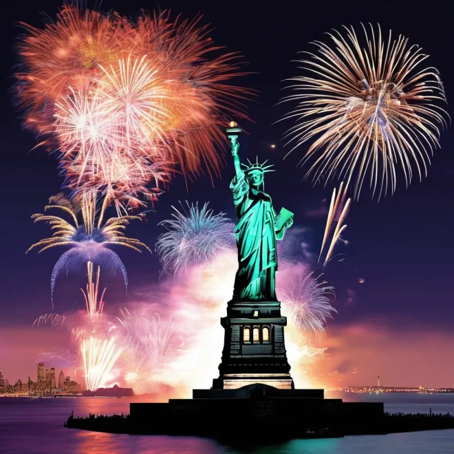 New Years EVE 2026 New York City, USA celebration & fireworks