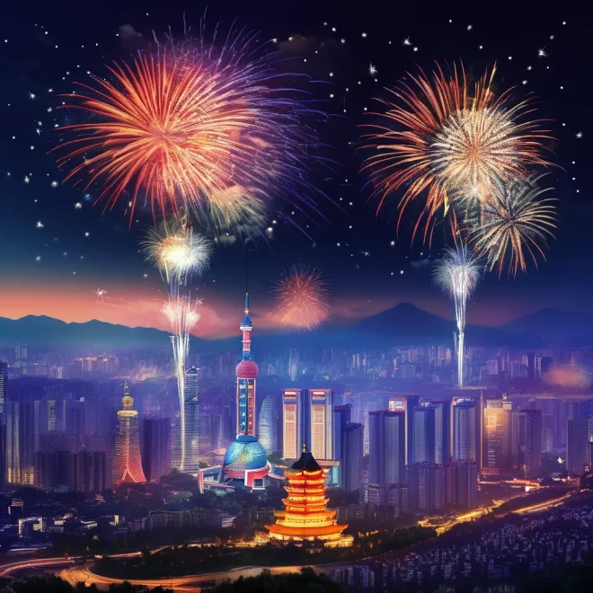 New Years EVE 2026 Chinese, Celebration & Fireworks