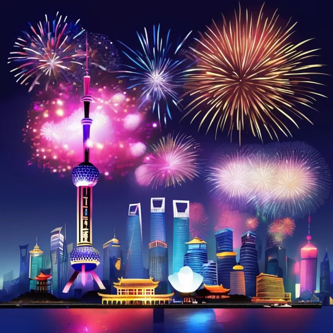 New Years EVE 2026 Shanghai Celebration & Fireworks
