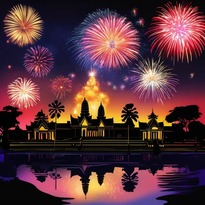 New Years Eve 2026 Cambodia Celebration & Fireworks