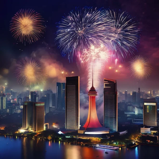 New Years Eve 2026 in Jakarta, Indonesia ,Celebration & Fireworks